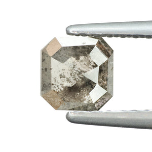 .89ct Ascher Cut Salt and Pepper Diamond