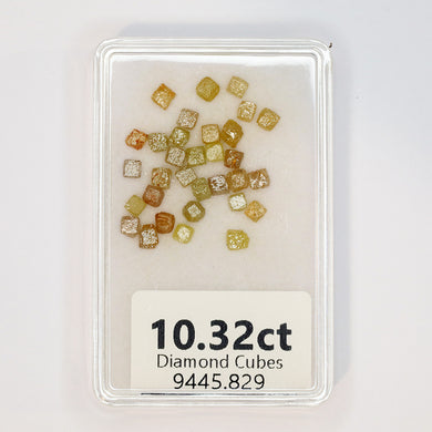 10.32ct Natural Rough Diamond Cubes