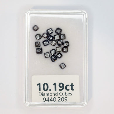 10.19ct Natural Rough Diamond Cubes