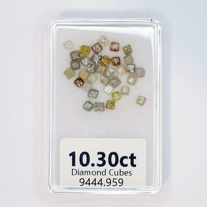10.30ct Natural Rough Diamond Cubes