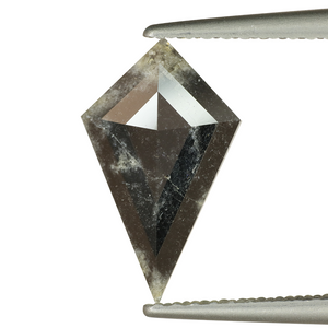 9.67ct Kite Cut Salt and Pepper Diamond