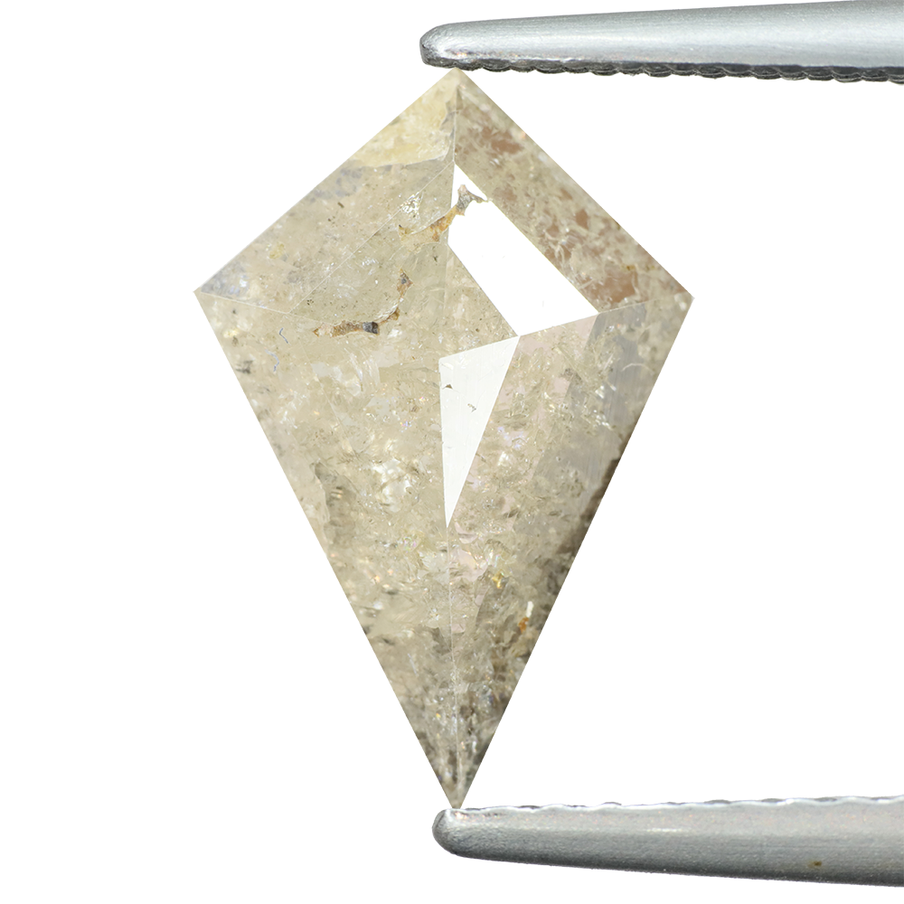 1.23ct Kite Cut Salt and Pepper Diamond