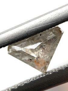 .52ct Shield Cut Salt and Pepper Diamond