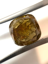 Load image into Gallery viewer, 6.71ct Cushion Cut Fancy Yellow Salt and Pepper Diamond
