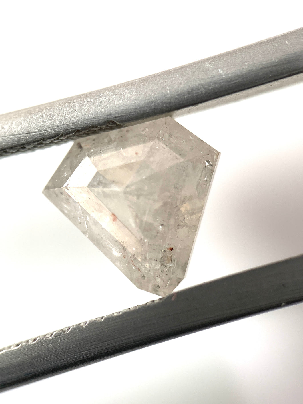 2.37ct Icy Shield Cut Salt and Pepper Diamond
